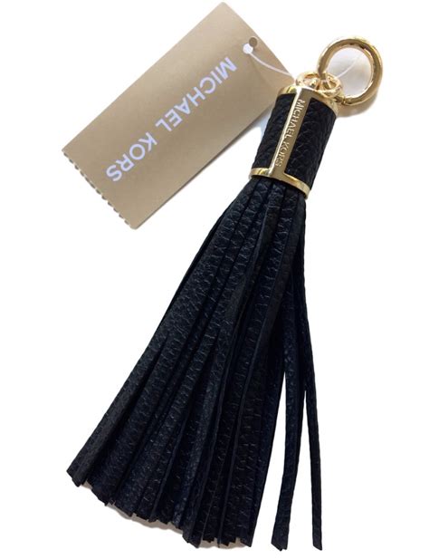 michael kors leather bag charm|Michael Kors charm tassel.